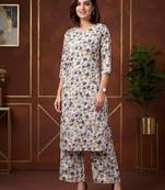 Multicolor printed co-ord set for women