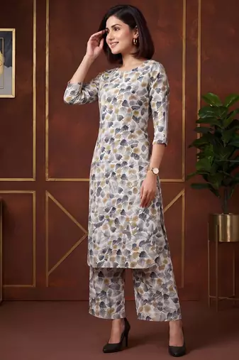 Multicolor printed co-ord set for women