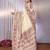 Off white off white viscose rayon sarees