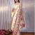 Off white off white viscose rayon sarees