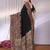 Black traditional black rich zari woven kalamkari motifs saree