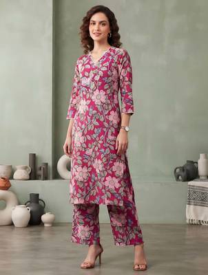 Multicolor printed co-ord set for women 1