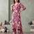 Multicolor printed co-ord set for women