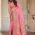 Pink embellished zari saree