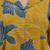 Yellow printed co-ord set for women