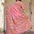 Pink embellished zari saree