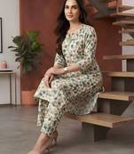 Multicolor printed co-ord set for women