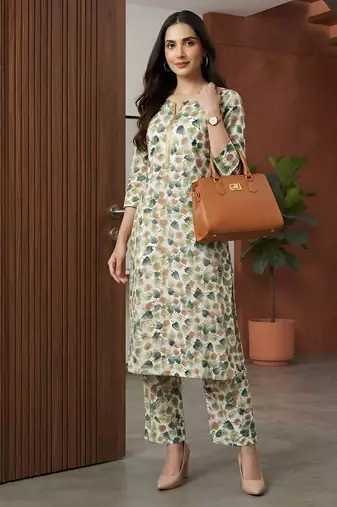 Multicolor printed co-ord set for women