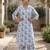 Off white printed co-ord set for women