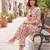 Pink printed co-ord set for women