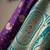 Purple woven design zari art silk banarasi saree
