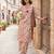 Pink printed co-ord set for women