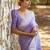 Lavender ethnic woven design zari banarasi saree