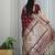 Maroon woven design zari banarasi saree