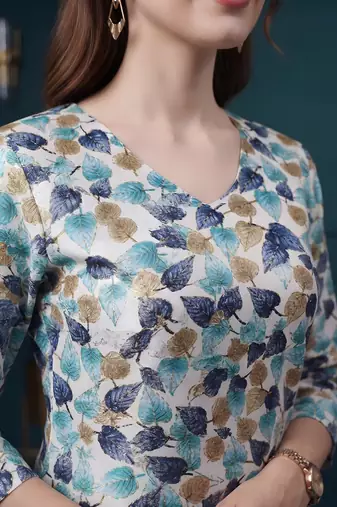 Multicolor printed co-ord set for women