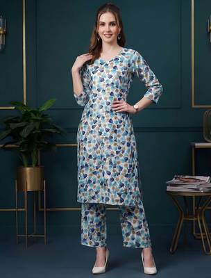 Multicolor printed co-ord set for women 4