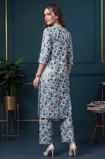 Multicolor printed co-ord set for women