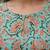 Green printed co-ord set for women