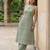 Green printed co-ord set for women
