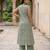 Green printed co-ord set for women