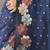 Blue woven design zari silk cotton banarasi saree