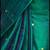 Teal tissue saree