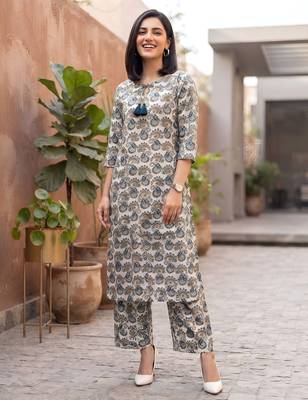 Multicolor printed co-ord set for women 3