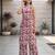White & wine printed co-ord set for women