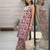 White & wine printed co-ord set for women