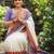 Off white zari pure cotton khadi saree