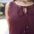 Burgundy solid co-ord set for women