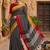 Charcoal pure cotton khadi saree