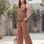 Multicolor printed co-ord set for women