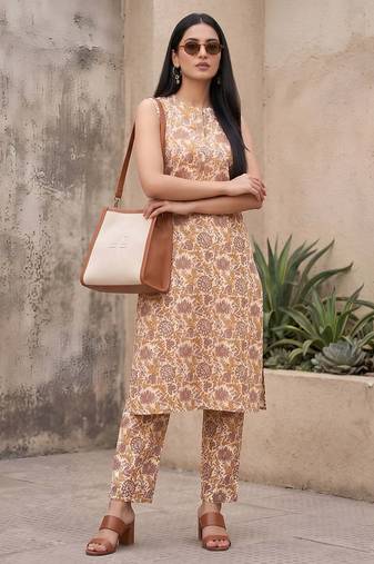 Multicolor printed co-ords set for women