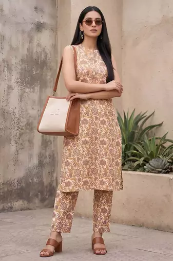 Multicolor printed co-ords set for women