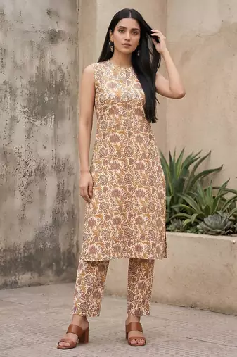 Multicolor printed co-ords set for women