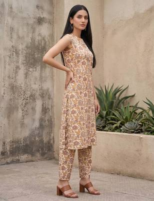 Multicolor printed co-ords set for women 3
