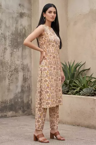 Multicolor printed co-ords set for women
