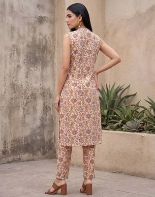 Multicolor printed co-ords set for women 4