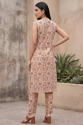 Multicolor printed co-ords set for women