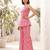 Pink printed co-ord set for women