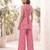 Pink printed co-ord set for women