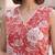 Peach printed co-ord set for women