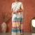 Off white pure cotton khadi saree