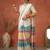 Off white pure cotton khadi saree