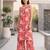 Peach printed co-ord set for women
