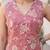 Pink printed co-ord set for women