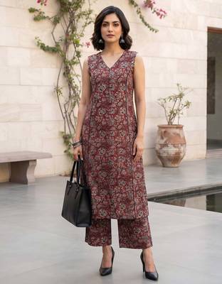 Multicolor printed co-ord set for women 1