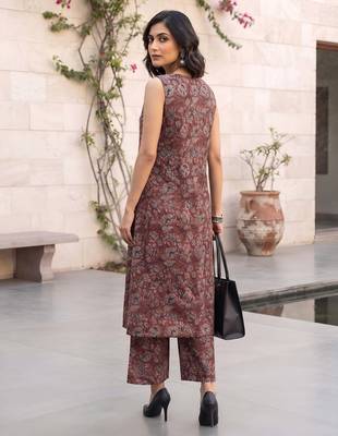 Multicolor printed co-ord set for women 5