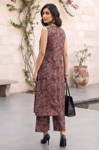 Multicolor printed co-ord set for women